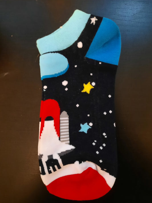 Ankle Socks - Space Ship