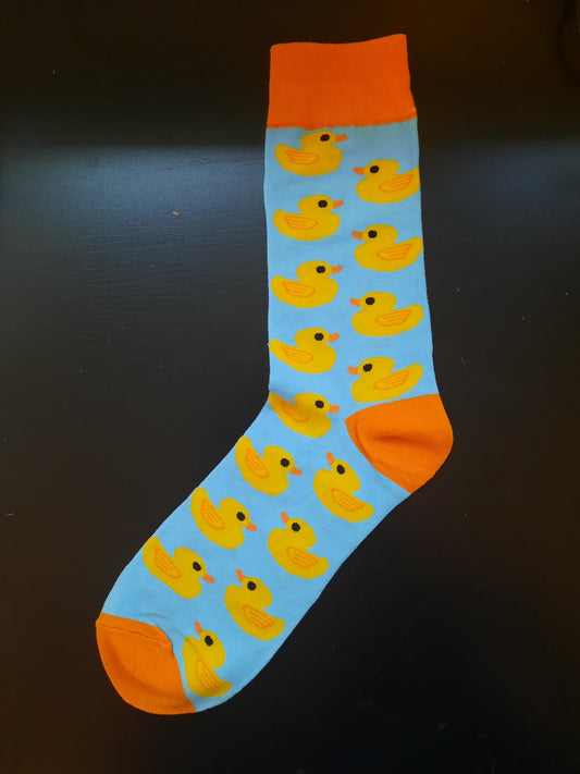 Yellow ducky socks