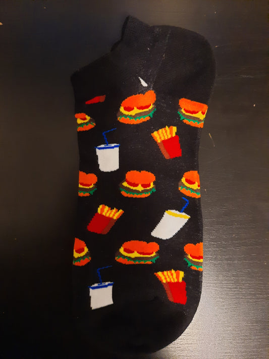 Burger and Fries - Ankle Socks