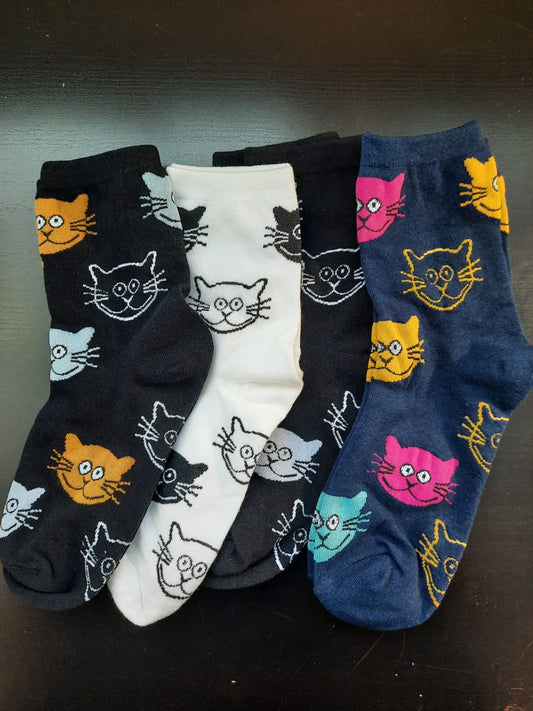 Cat Face Sock Collection