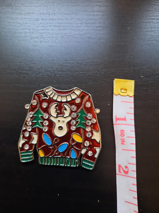 Christmas Sweater Pin