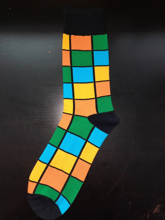 Colorful Squares - Socks