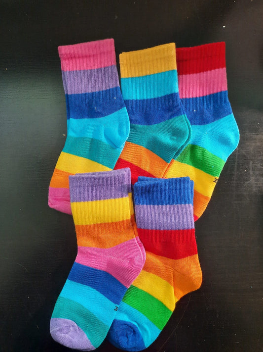 Kids Rainbow Sock Collection