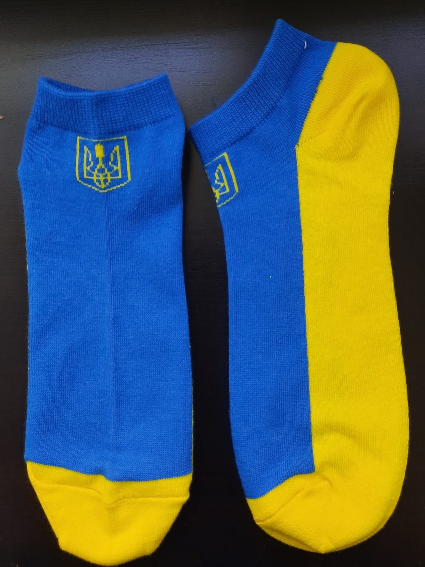 Ankle Sock - Blue and Yellow